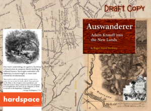 Image, cover to Auswanderer, by Roger David Hardesty