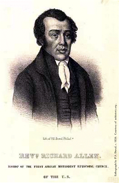 Rev. Richard Allen, contemporary of Rev. William Hardesty.
